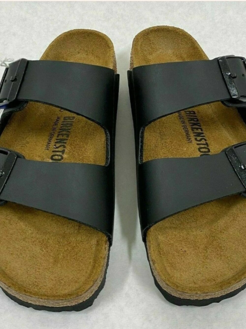 Birkenstock Arizona Black Birko-Flor Regular Width Sandals